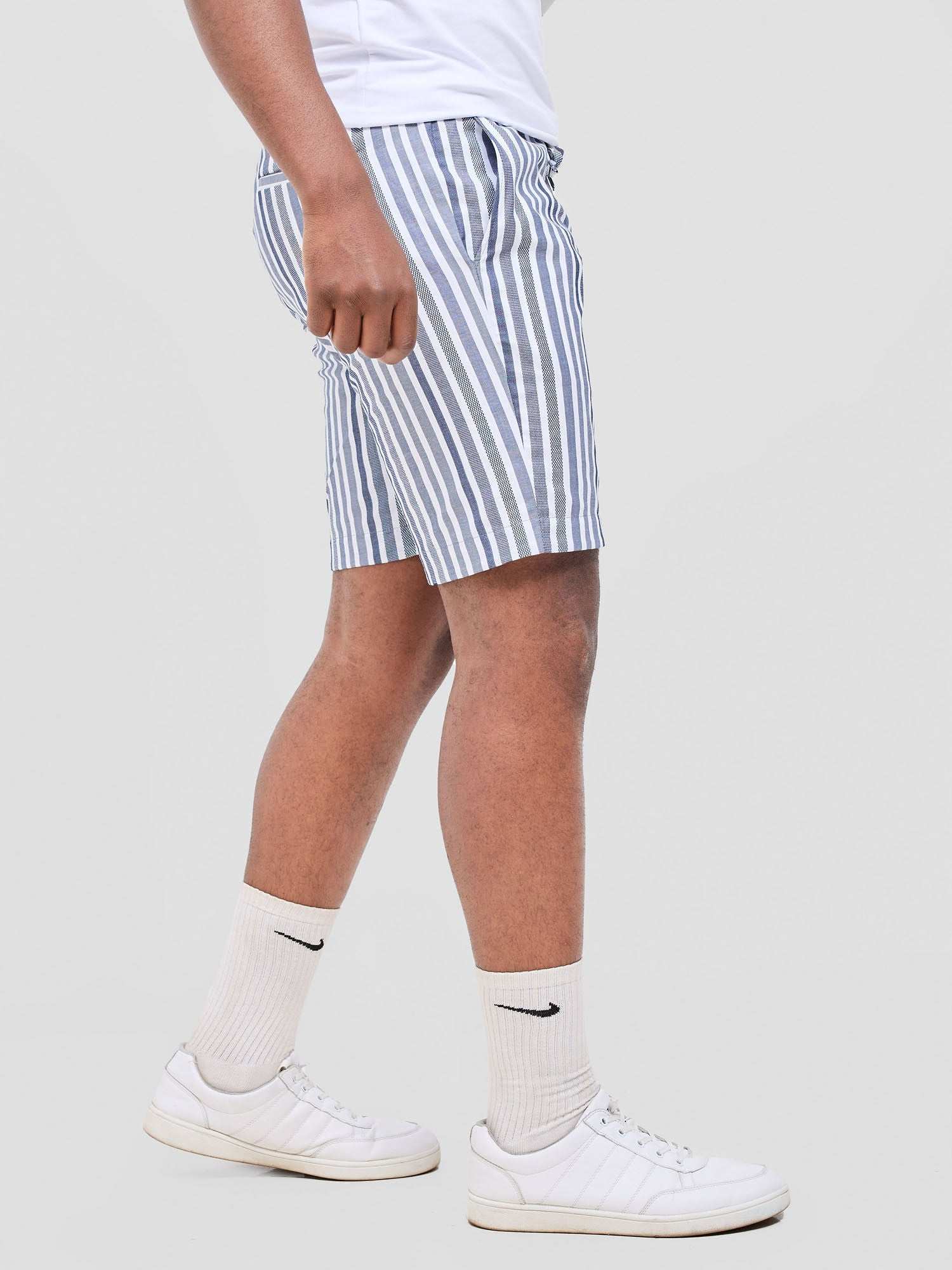 Safari Mansi Mens Shorts - Black Stripes - image 8