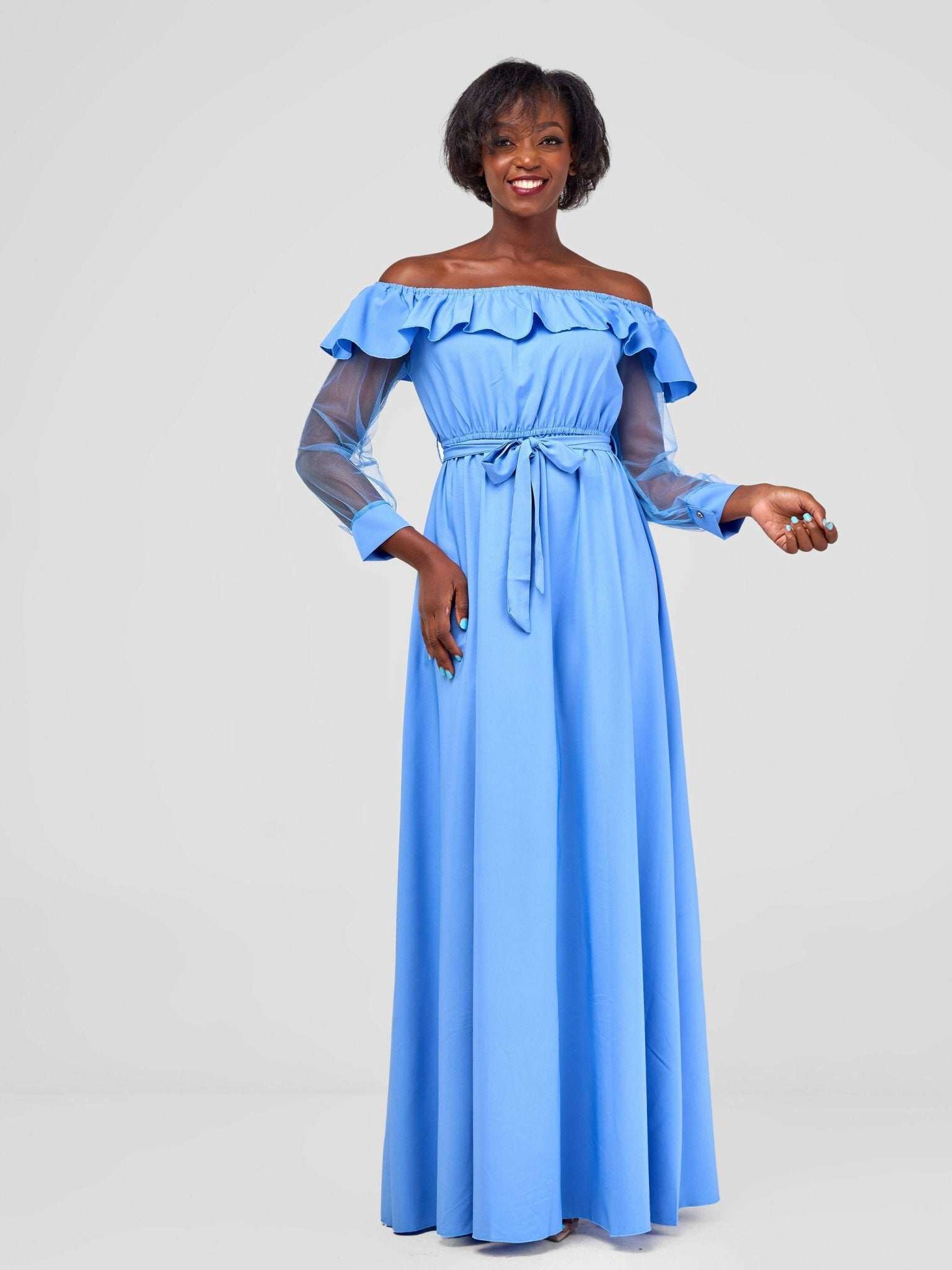 Stylish Sisters Dress - Sky Blue - image 1