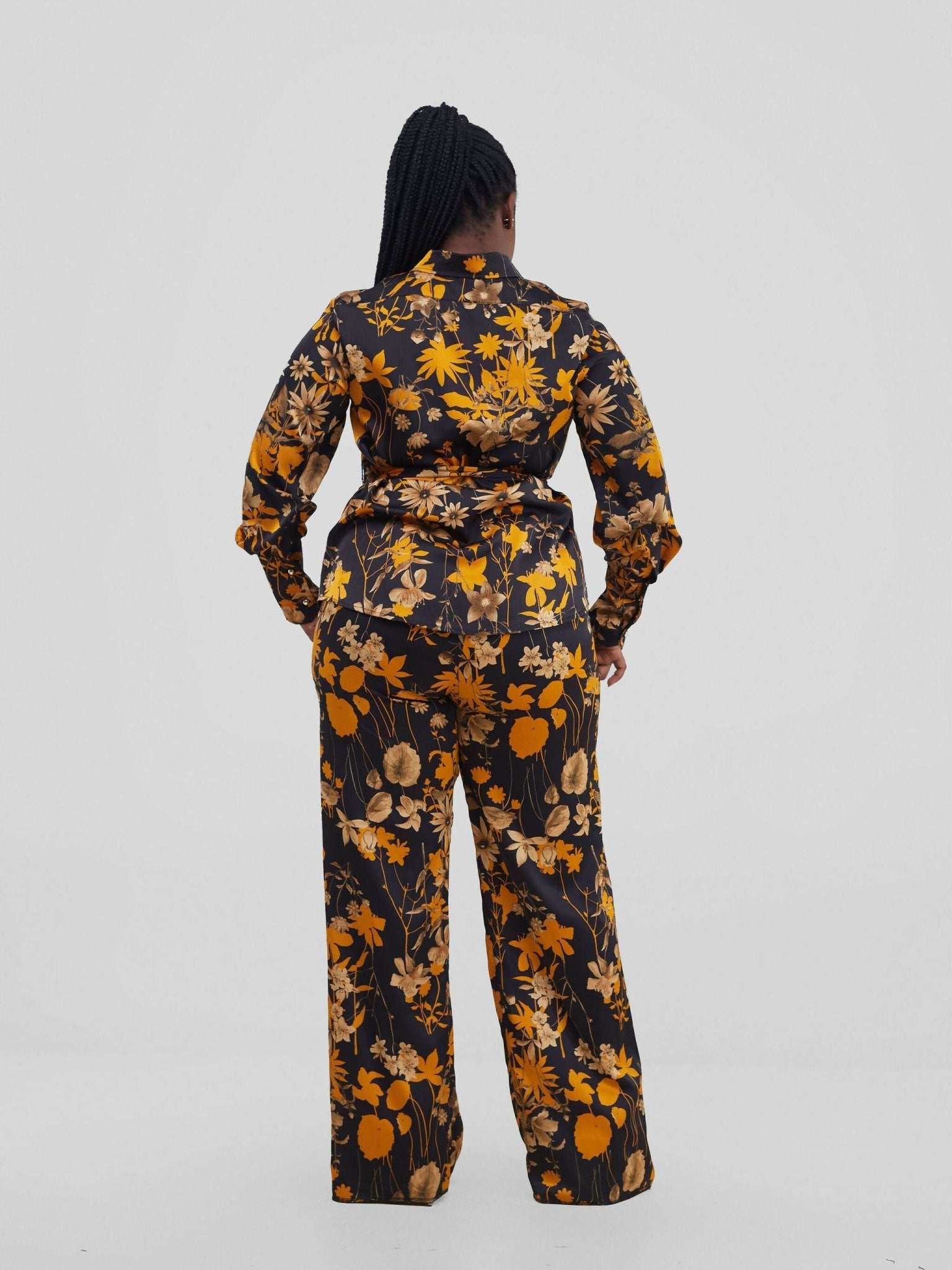 Silk House Collection Marcella Pant Set - Black Print - image 2
