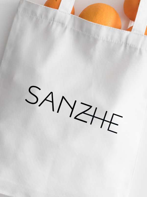 Sanzhe Signature Tote Bag - White - image 2
