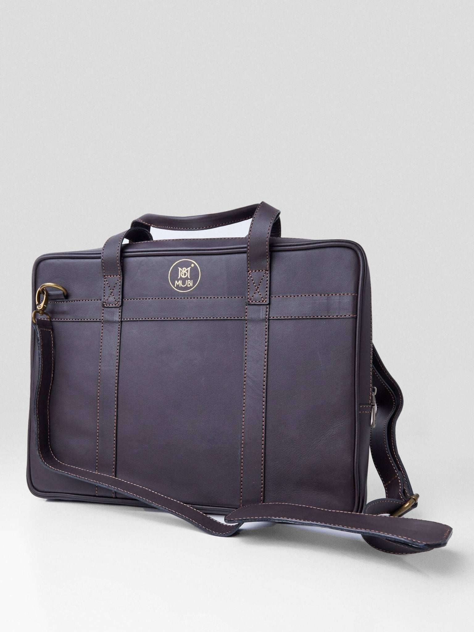 Mubi Leather Jalas Men's Bag - Black - image 5