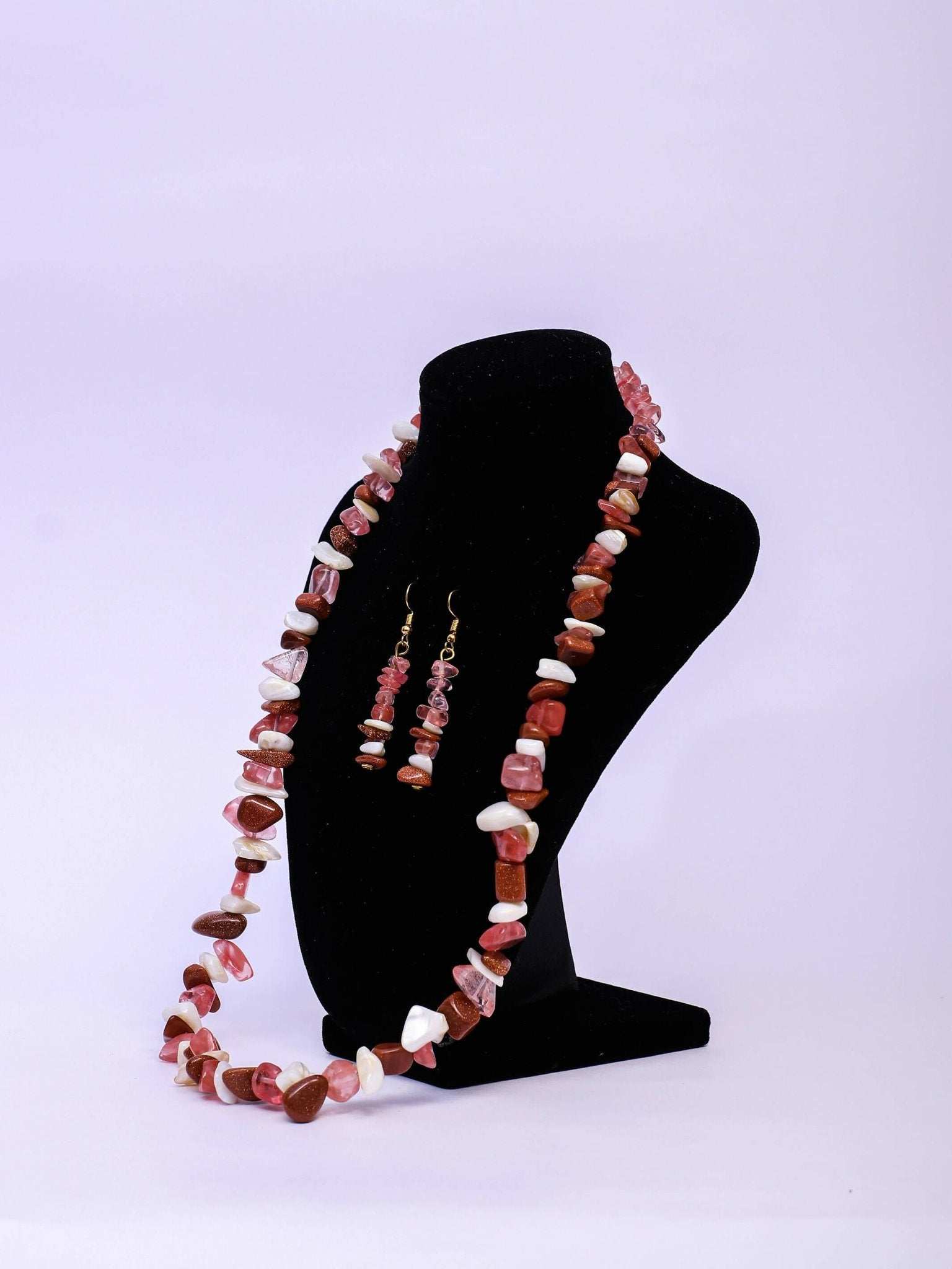 Klewisia Closet Ceramic Mix Necklace Beads Jewellery - Brown - image 5