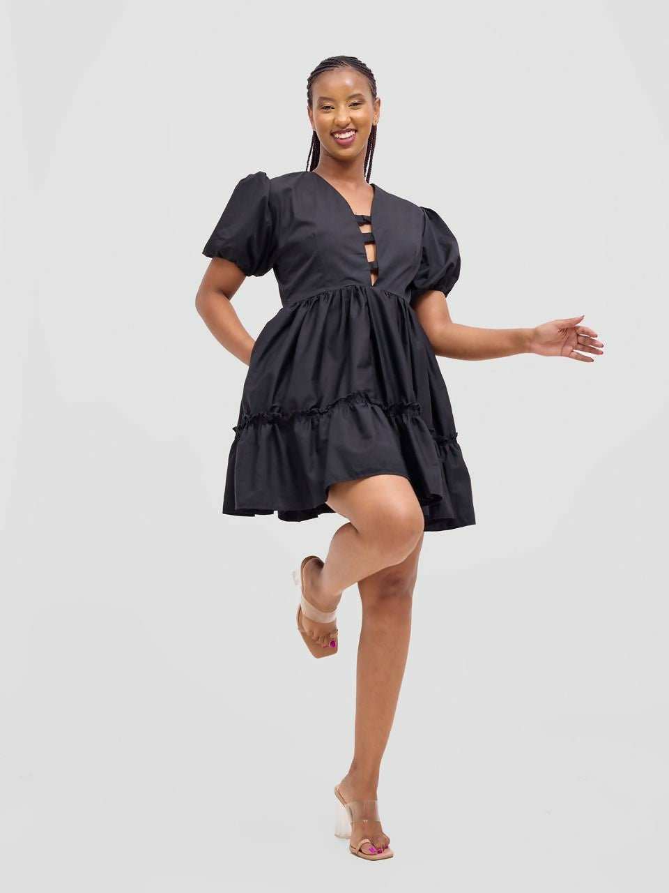Merli Africa Ziva Dress - Black - image 4