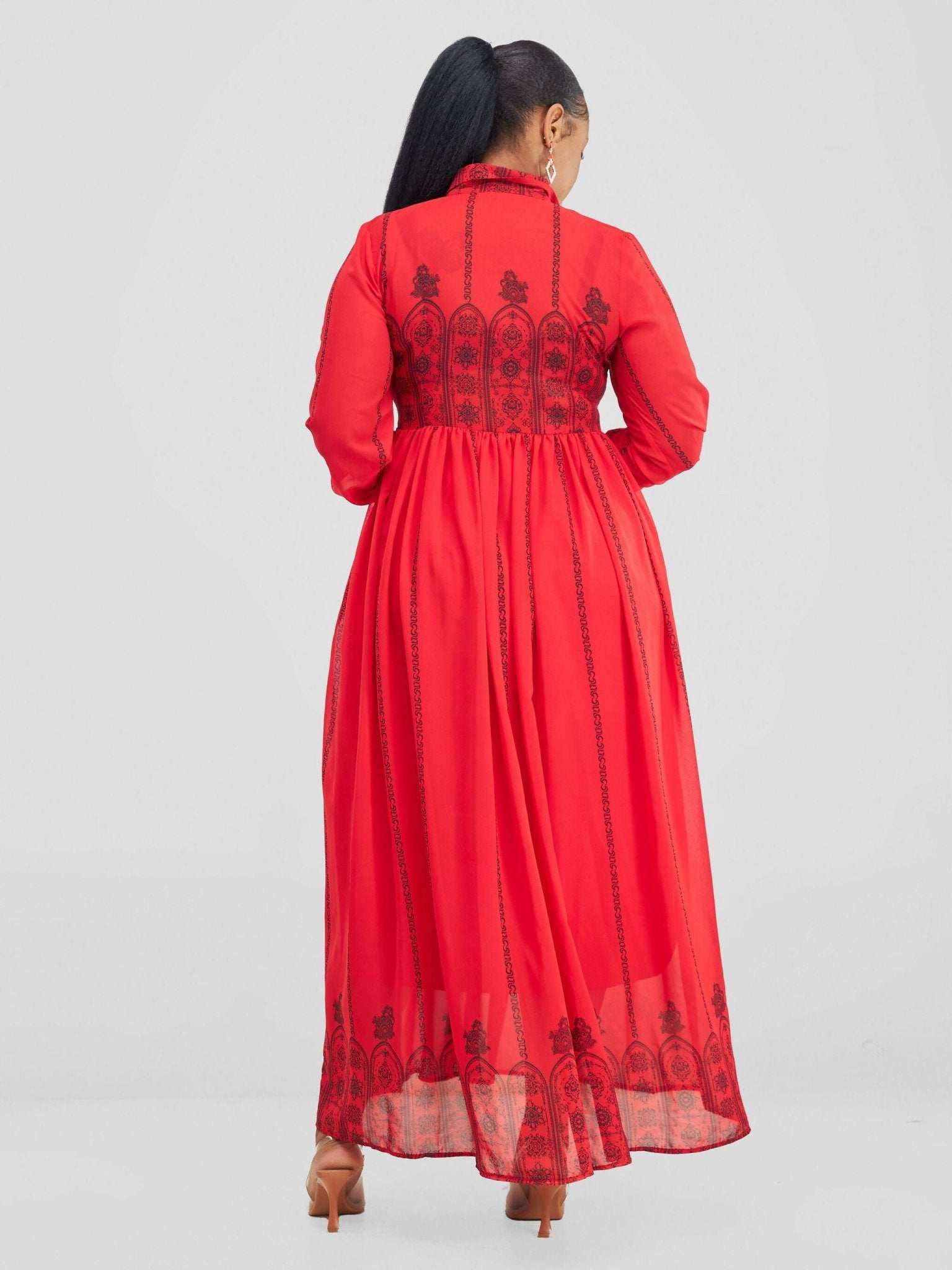 Topa Dress - Red - image 2