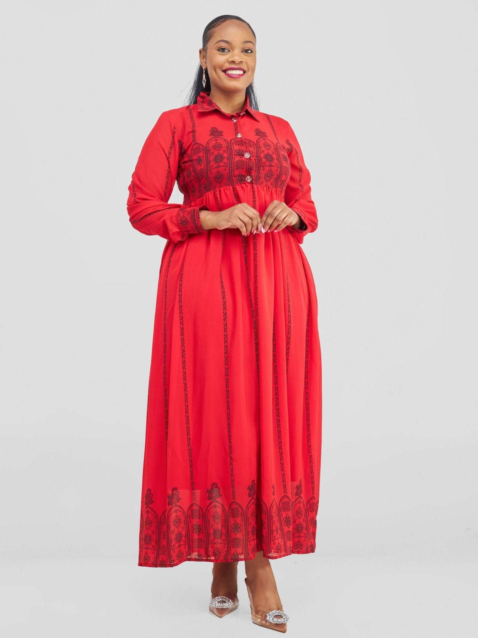 Topa Dress - Red - image 1