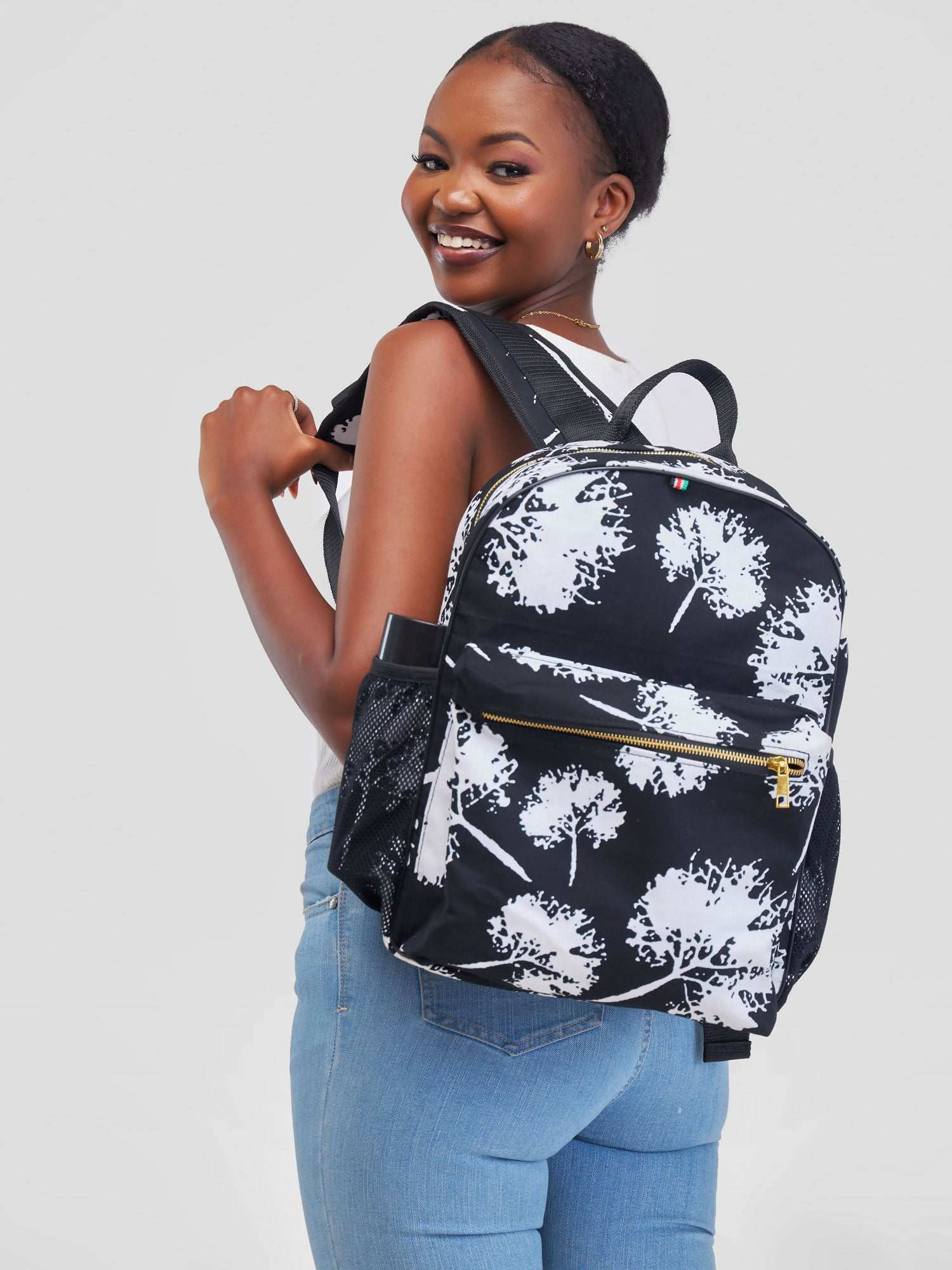 Thandi Backpacks - Black / White - image 2