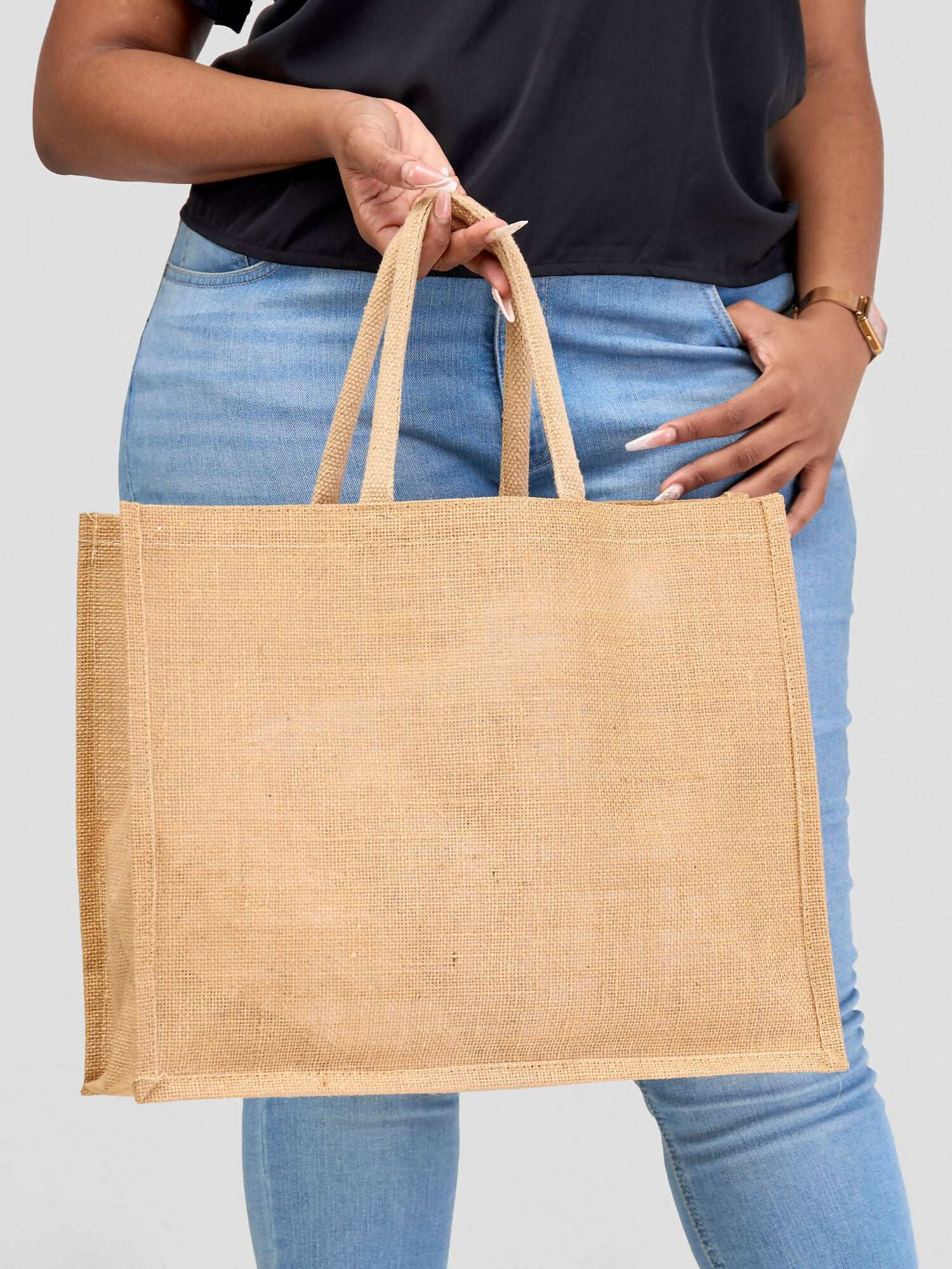 Black Eye Tote Bag - Cream - image 5