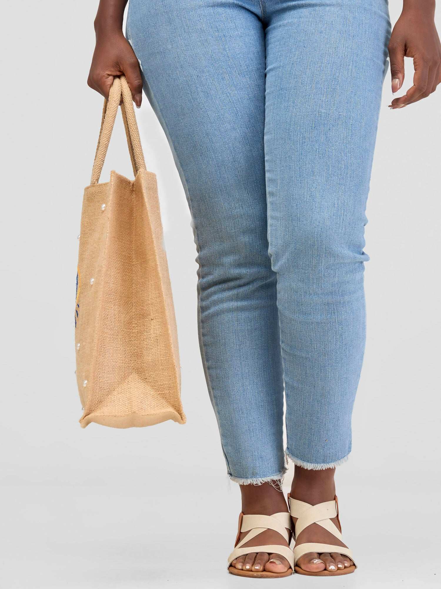 Black Eye Tote Bag - Cream - image 3