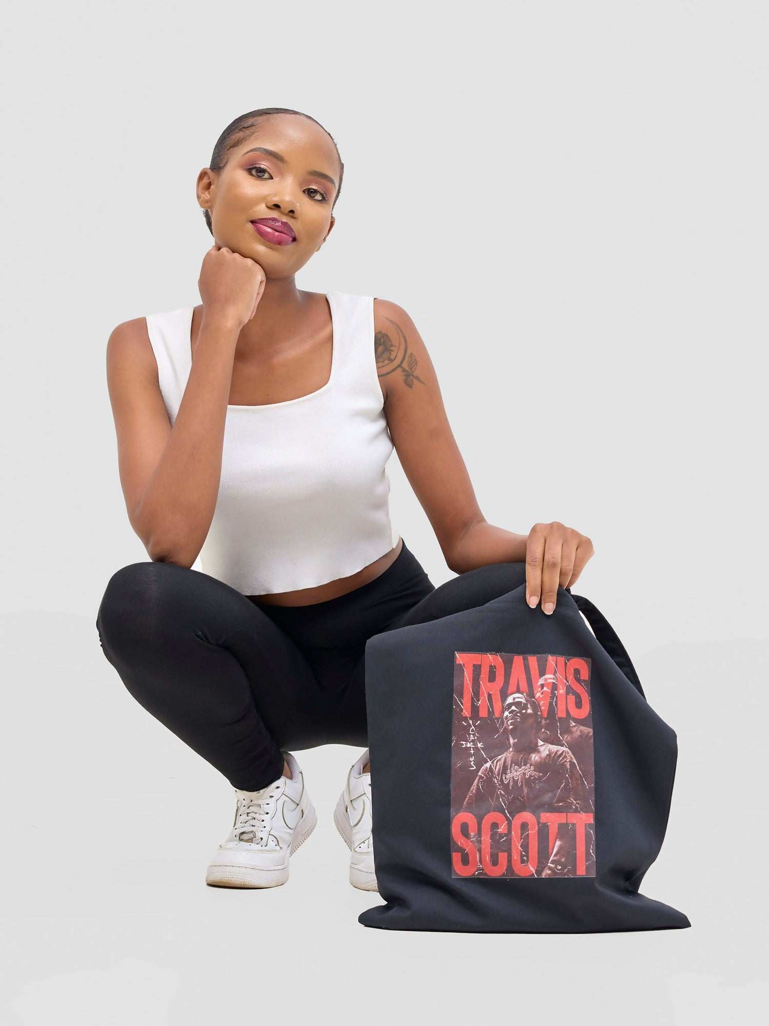 Bloom Apparels Travis Scott Tote Bag - Black - image 1
