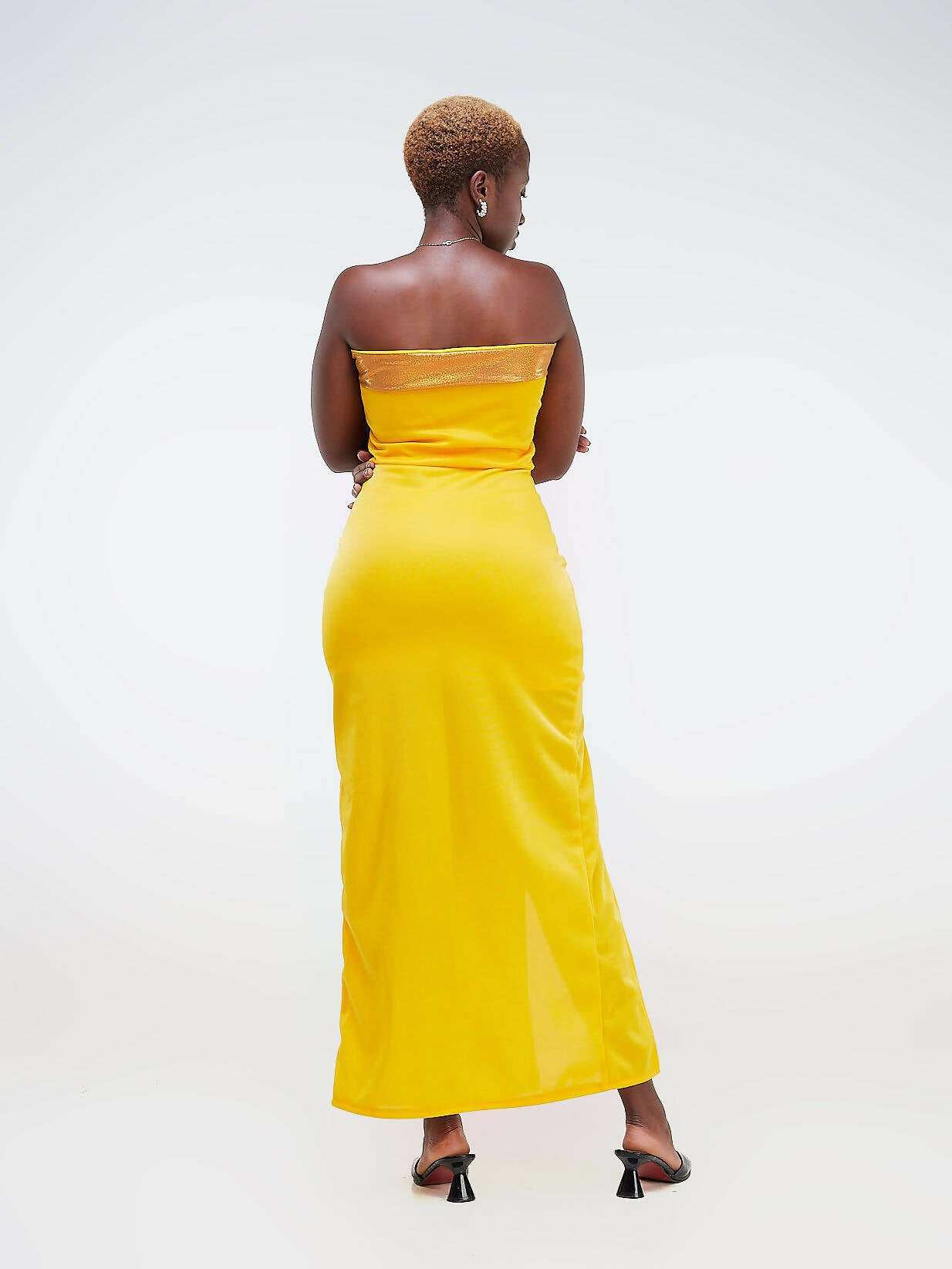 Da'joy Fashions Aphrodite Maxi Dress - Mustard - image 3