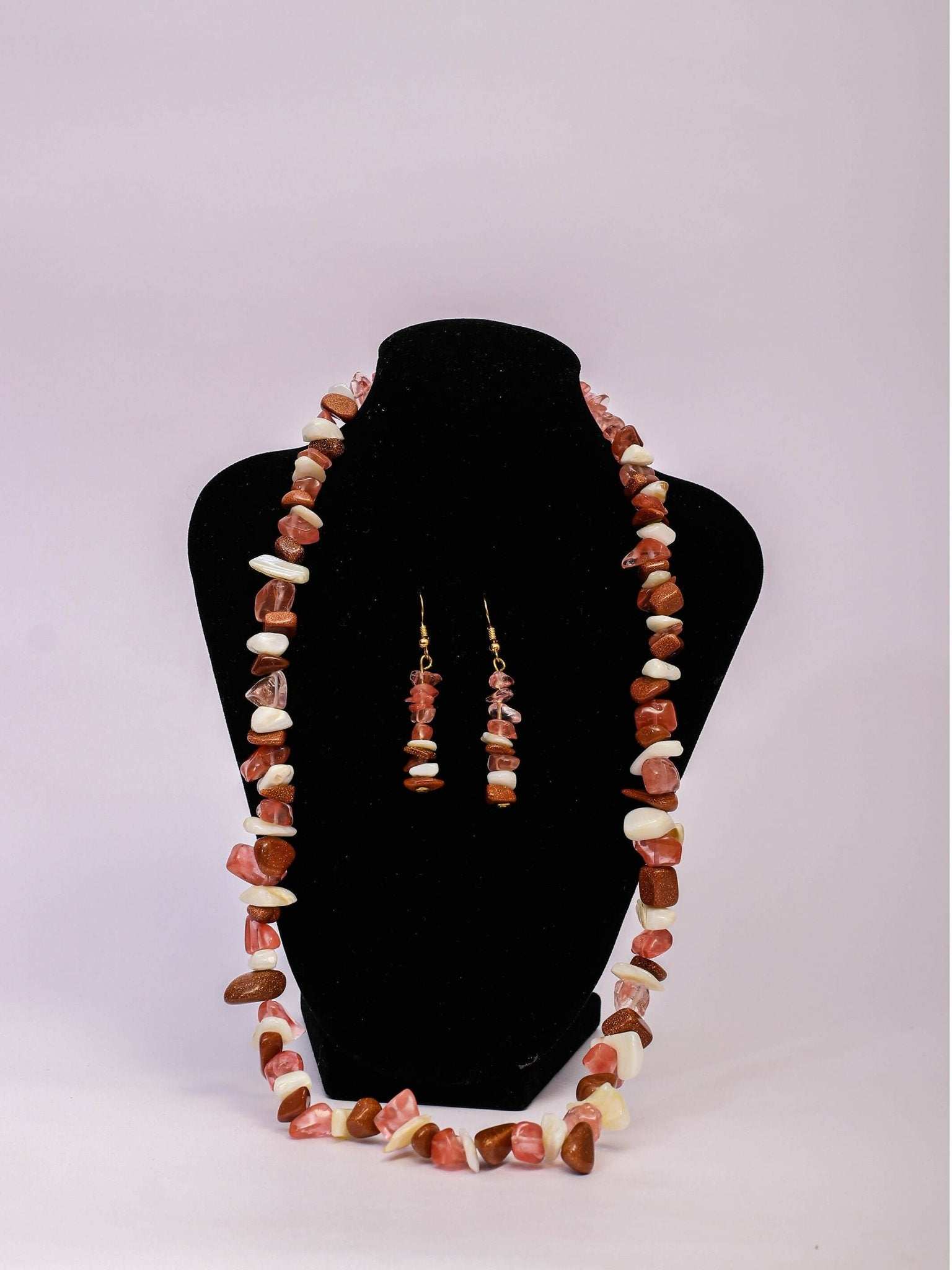 Klewisia Closet Ceramic Mix Necklace Beads Jewellery - Brown - image 4