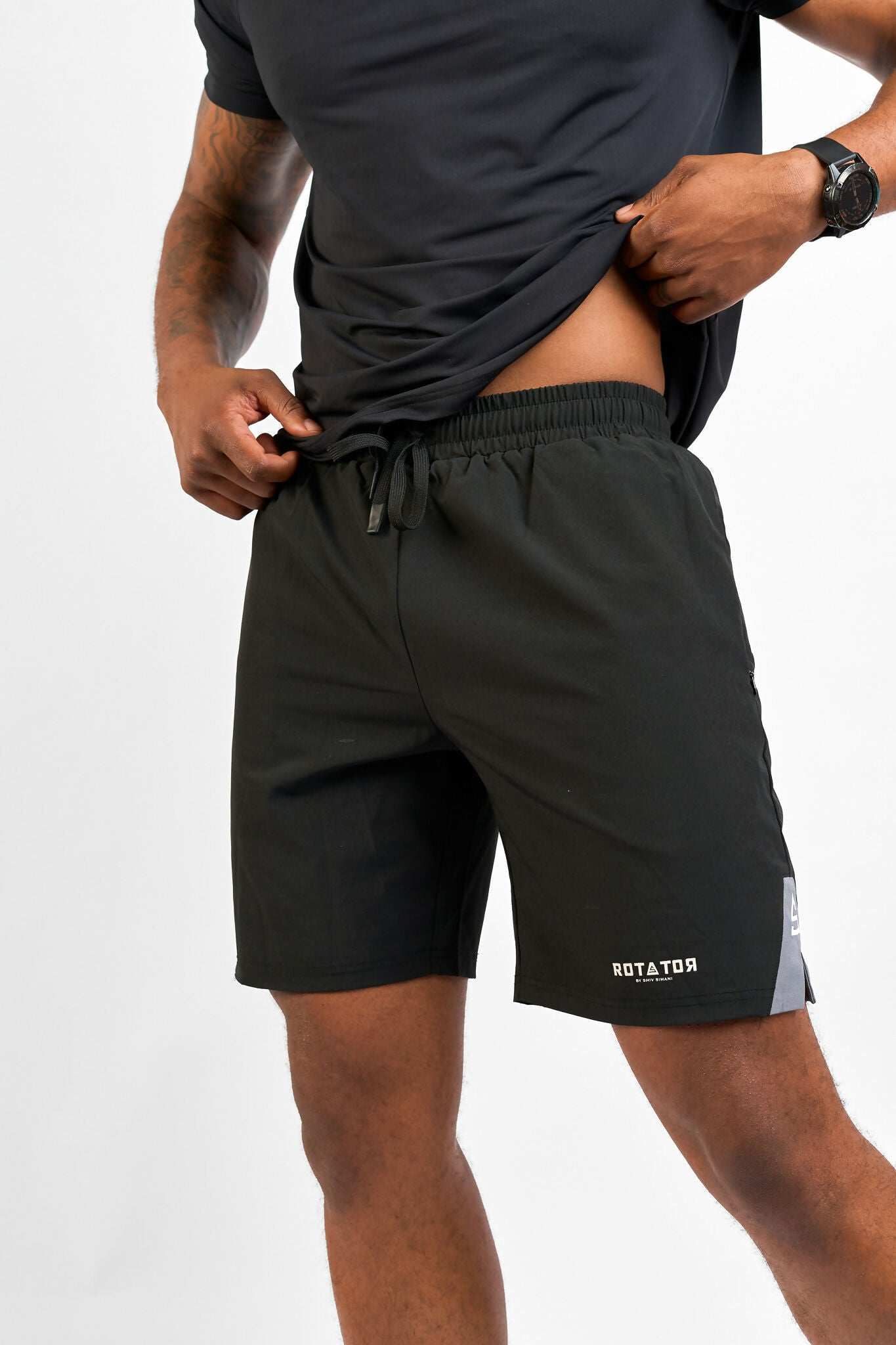 Rotator Active Wear Men's Short - Black - image 2