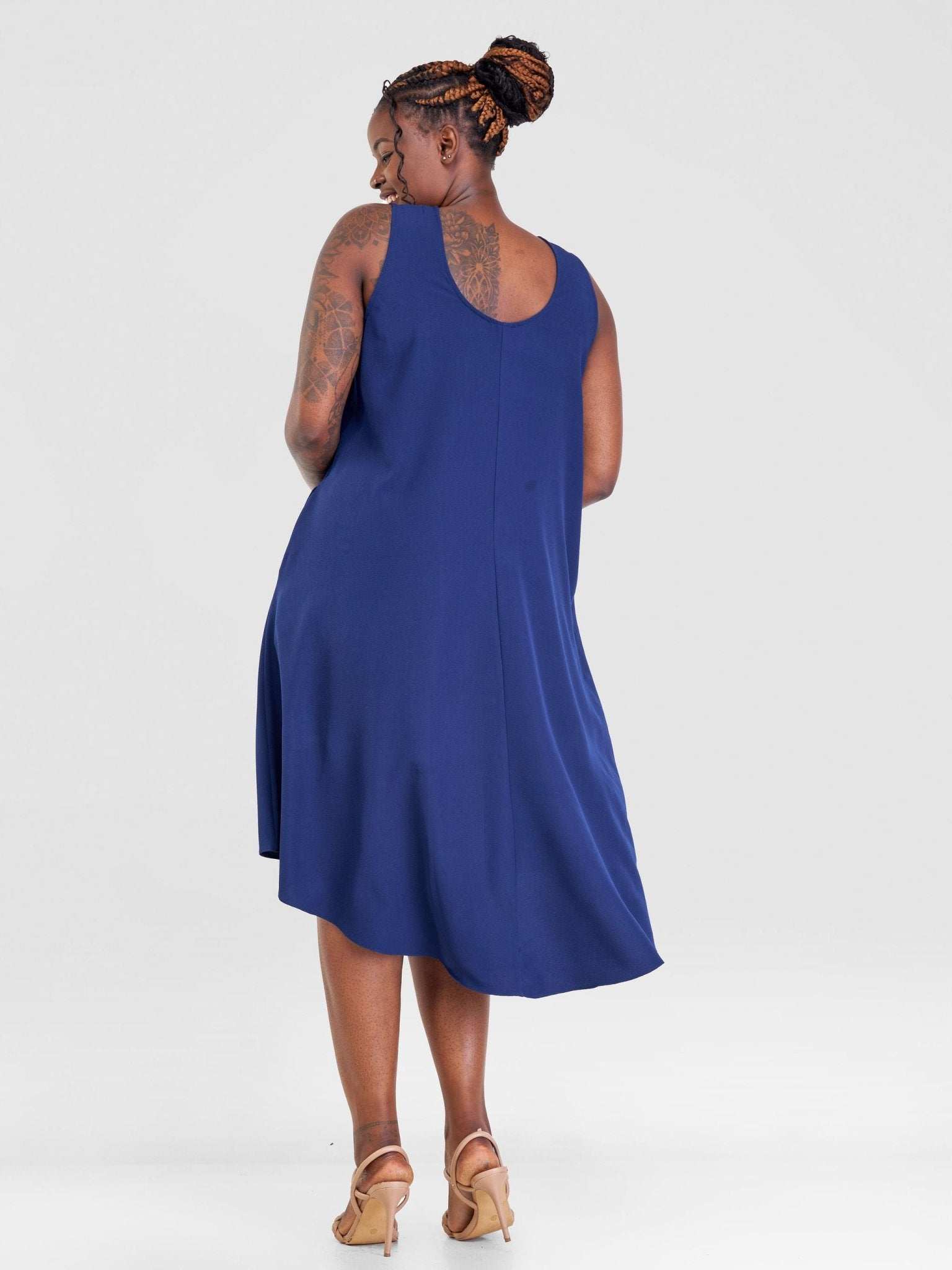 Vivo Yumi Sleeveless Knee Length Dress - Navy Blue - image 2